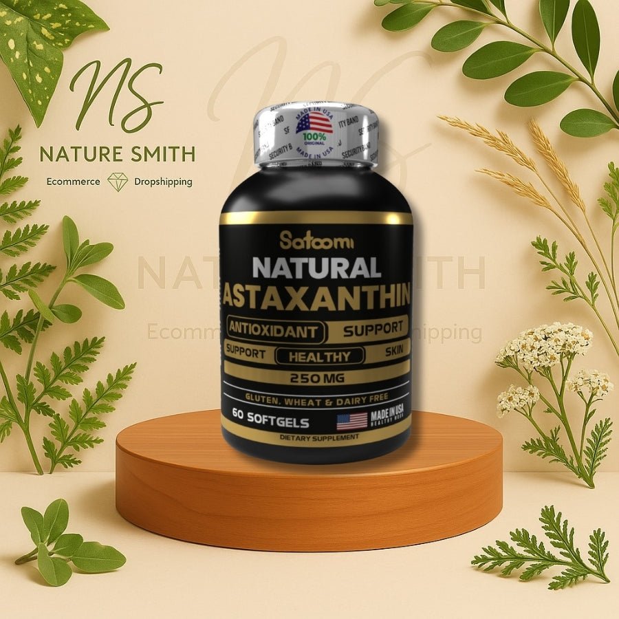 Astaxanthin 250 mg – Antioxidante Marino de Alta Potencia - Cesta Maestra - NATURESMITH