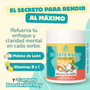 Booster Lion: Melena de León + Vitaminas | Energía y Enfoque Mental 350g - Cesta Maestra - UNMERCO