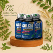 Calcio + Vitamina D3 x 3 Unidades – Pack Ahorro - Cesta Maestra - NATURESMITH