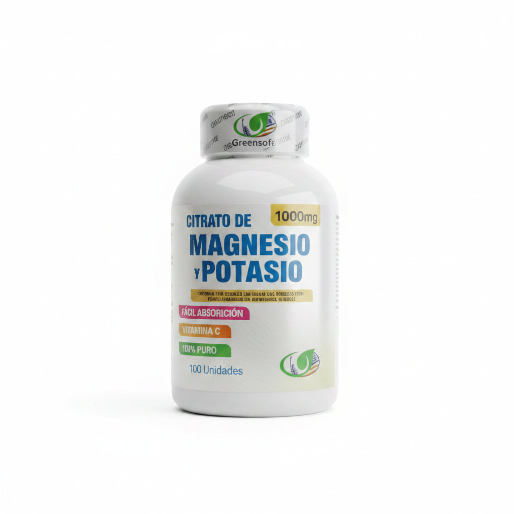 Citrato de Magnesio y Potasio 1000 mg – Electrolitos Esenciales - Cesta Maestra - NATURESMITH