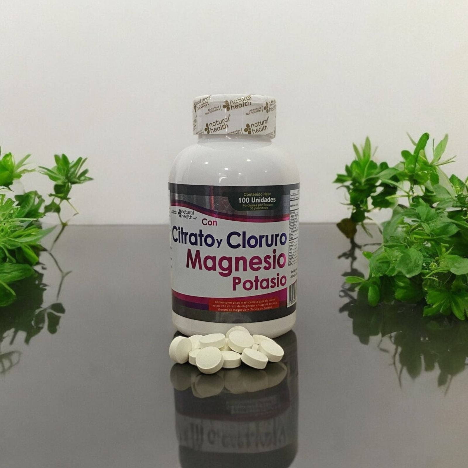Citrato y Cloruro de Potasio y Magnesio 100 Und. – Electrolitos Completos - Cesta Maestra - NATURESMITH