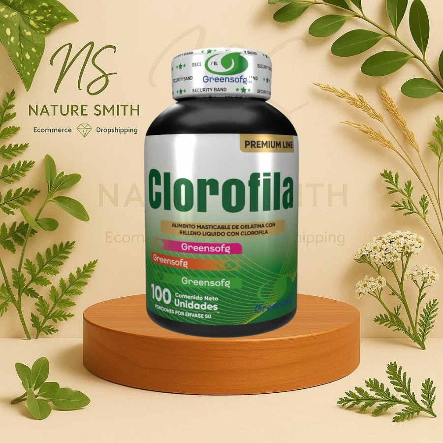 Clorofila Premium Softgels – Detox Natural y Eliminación de Olores Corporales - Cesta Maestra - NATURESMITH