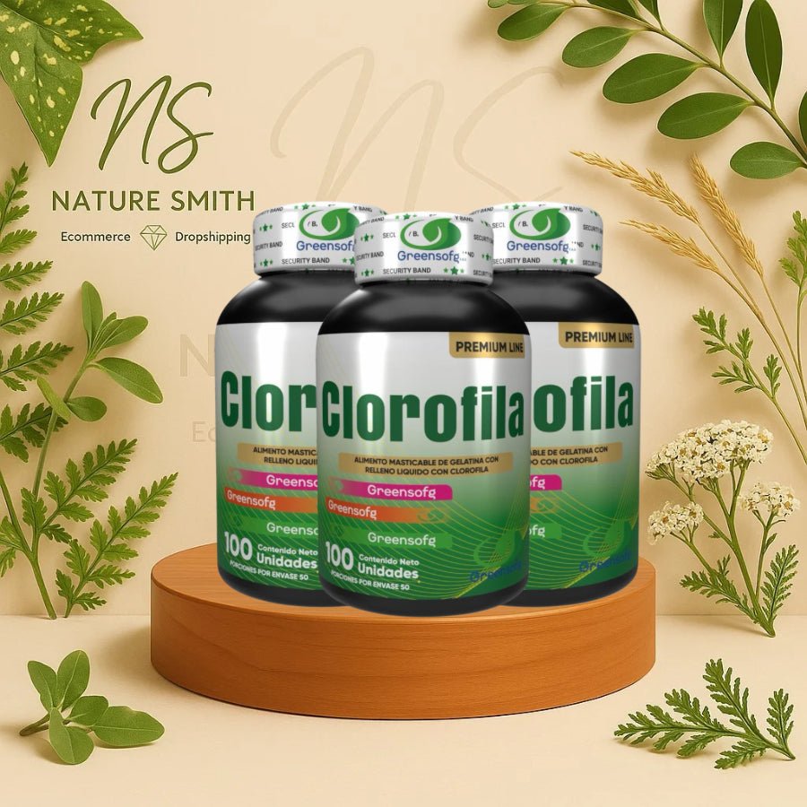 Clorofila Premium Softgels x 3 Unidades – Pack Ahorro Detox y Bienestar - Cesta Maestra - NATURESMITH