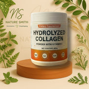 Colágeno Hidrolizado Bovino + Vitamina C – Piel, Cabello y Uñas - Cesta Maestra - NATURESMITH