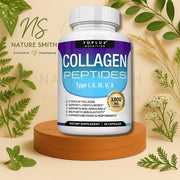 Collagen Peptides – 5 Tipos de Colágeno 1800mg por Porción en Cápsulas - Cesta Maestra - NATURESMITH