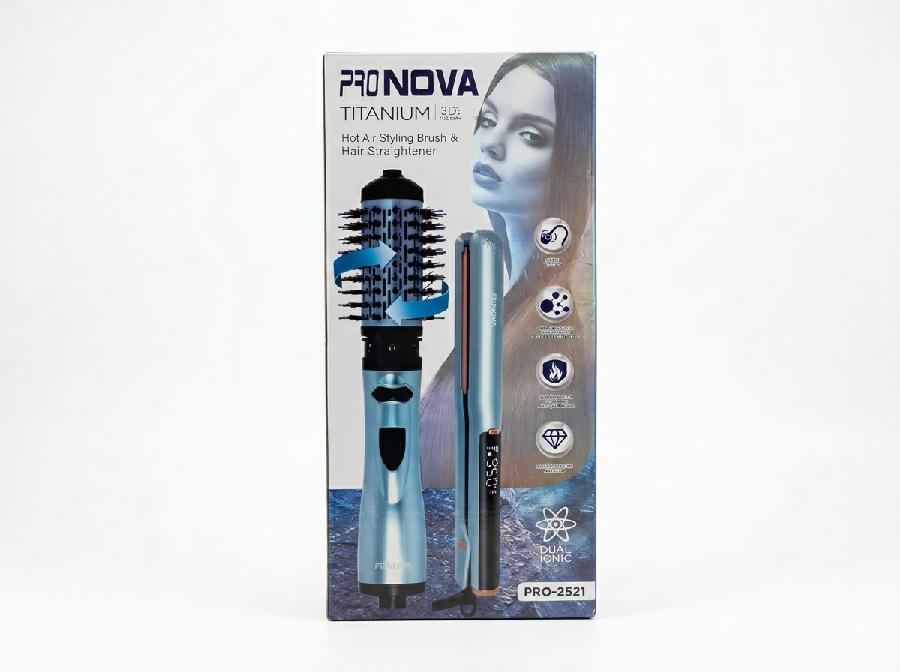 Combo Cepillo Secador y Plancha para Cabello - Cesta Maestra - RAM TECHNOLOGY