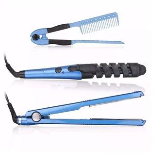 Combo Plancha y Rizador 450-3 – Alisa y Riza - Cesta Maestra - RAM TECHNOLOGY