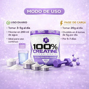 Creatina Monohidratada 100% Pura USP (200g) | Fuerza y Recuperación - Cesta Maestra - UNMERCO