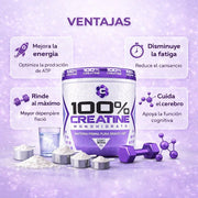 Creatina Monohidratada 100% Pura USP (200g) | Fuerza y Recuperación - Cesta Maestra - UNMERCO