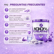 Creatina Monohidratada 100% Pura USP (200g) | Fuerza y Recuperación - Cesta Maestra - UNMERCO