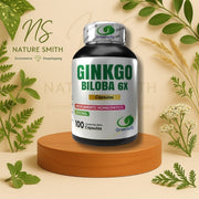 Ginkgo Biloba 6X – Circulación Cerebral y Función Cognitiva - Cesta Maestra - NATURESMITH