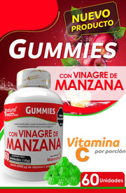 Gummies Vinagre de Manzana Verde + Vitamina C – Digestivo y Antioxidante - Cesta Maestra - NATURESMITH