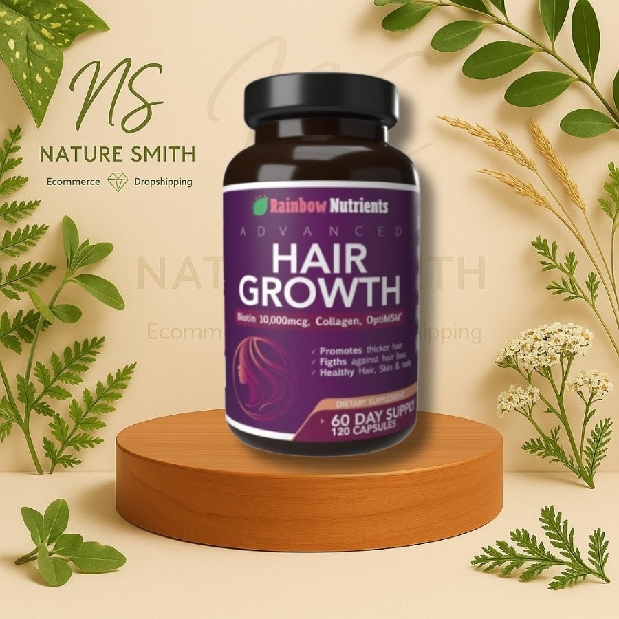 Hair Growth – Fórmula Avanzada para el Crecimiento del Cabello - Cesta Maestra - NATURESMITH