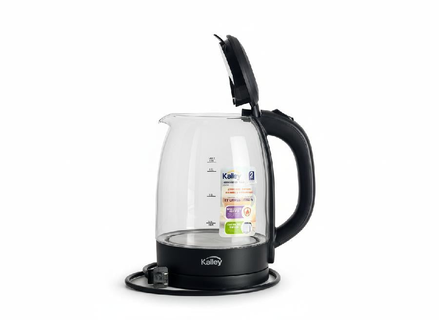 Hervidor Kalley de Agua 1.7L Vidrio - Cesta Maestra - RAM TECHNOLOGY