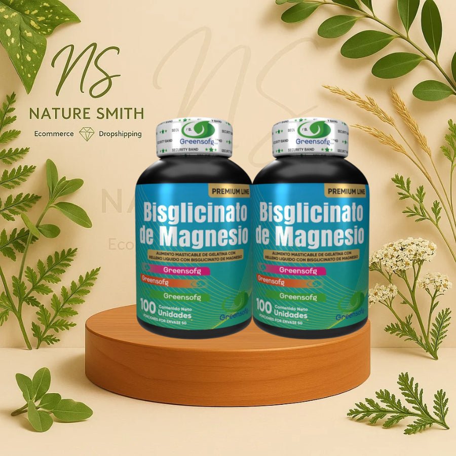 Magnesio Bisglicinato Softgels x 2 Unidades – Pack Estrés y Recuperación - Cesta Maestra - NATURESMITH