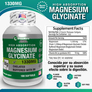 Magnesium Glycinate 1330 mg – Magnesio de Máxima Absorción - Cesta Maestra - NATURESMITH