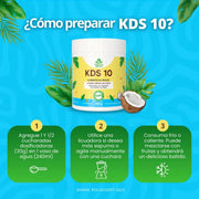 Malteada Nutricional KDS 10 para Niños - Sabor Fresa y Crema de Coco - Cesta Maestra - UNMERCO