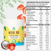 Malteada Nutricional KDS 10 para Niños - Sabor Fresa y Crema de Coco - Cesta Maestra - UNMERCO