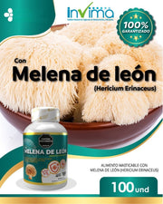 Melena de León (Lion's Mane) 100 Unidades – Nootrópico Natural - Cesta Maestra - NATURESMITH