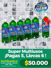Promoción Super Limpiador Multiusos Power Clean paga 5 lleva 6