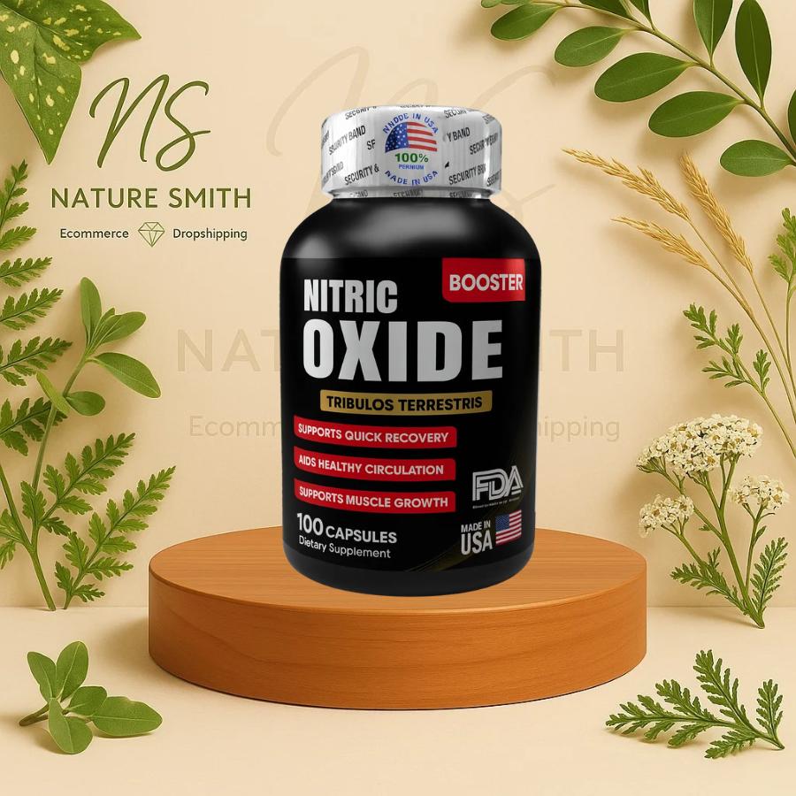 Óxido Nítrico + Tribulus x 100 Cápsulas – Circulación y Rendimiento - Cesta Maestra - NATURESMITH