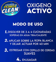 Oxígeno Activo Blanqueador Power Clean - Cesta Maestra - Power Clean