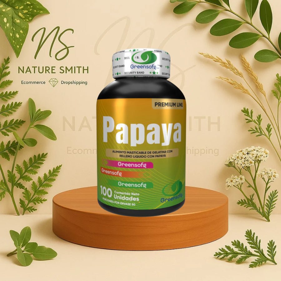 Papaya Enzimas Digestivas Softgels – Digestión y Metabolismo - Cesta Maestra - NATURESMITH