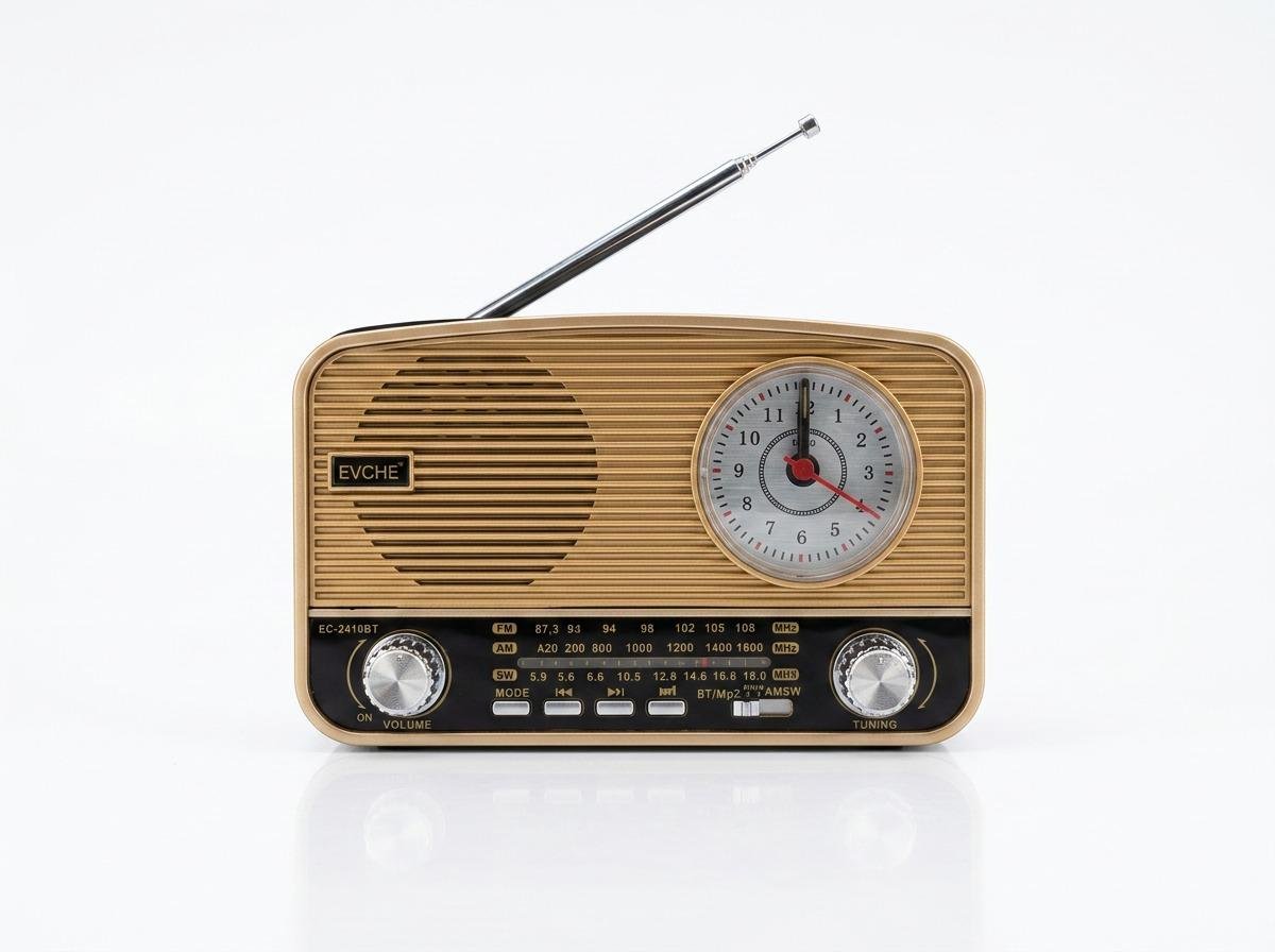Radio Bluetooth AM FM EC-2410BT – Emisoras Portátiles - Cesta Maestra - RAM TECHNOLOGY
