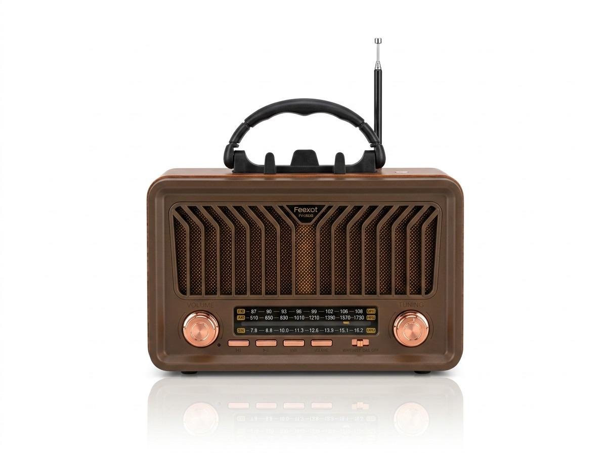 Radio Bluetooth AM FM FX2523B – Emisoras Nítidas - Cesta Maestra - RAM TECHNOLOGY