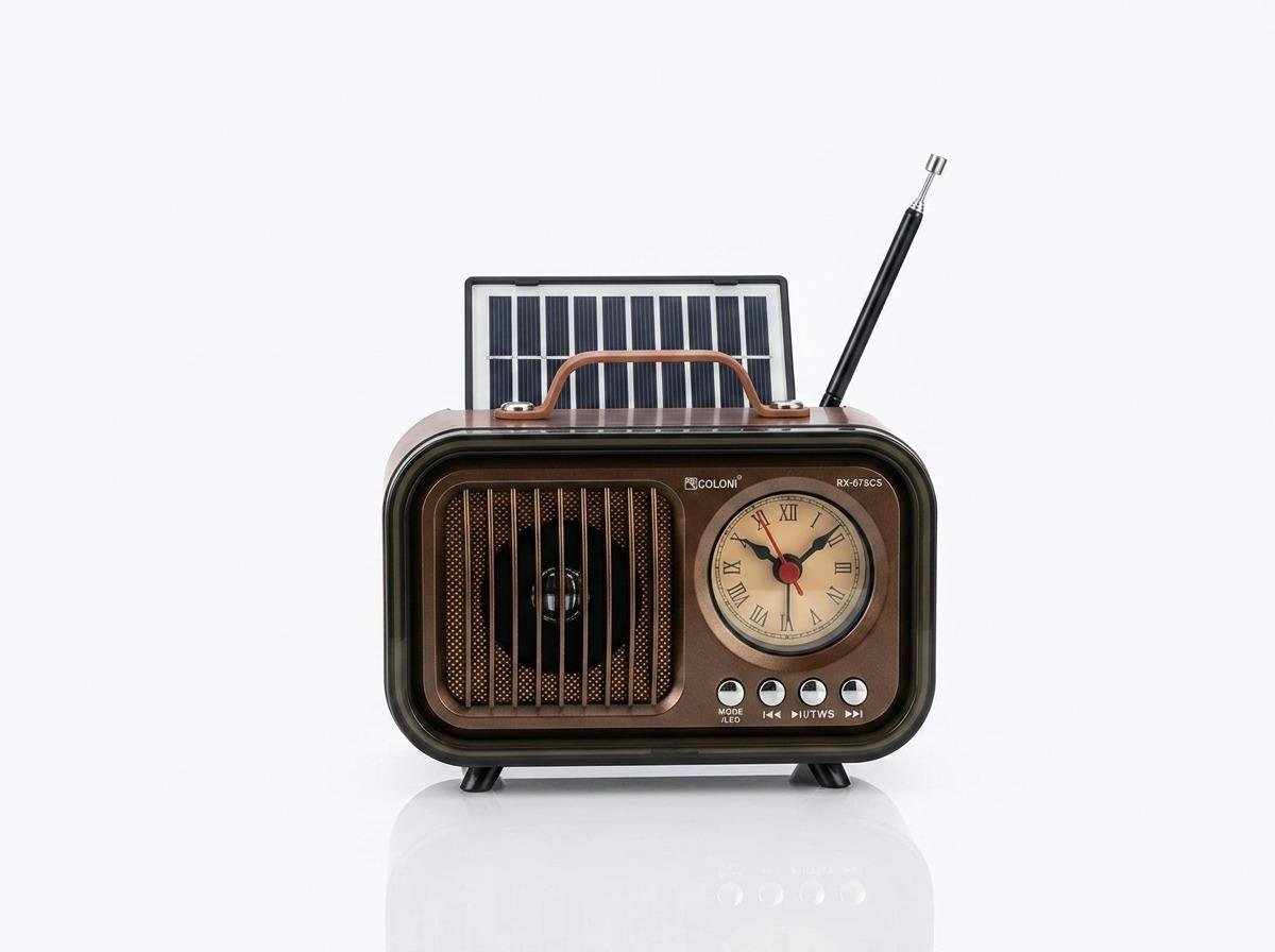 Radio Bluetooth AM FM RX078CS – Clásico y Portátil - Cesta Maestra - RAM TECHNOLOGY