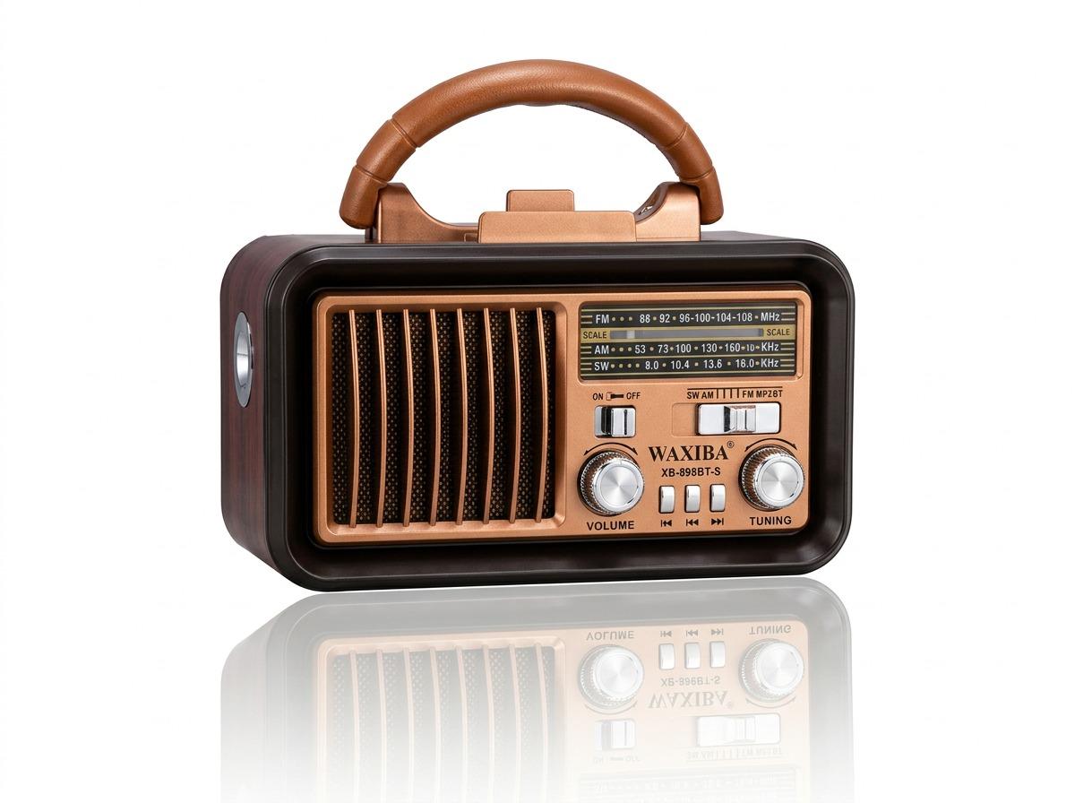 Radio Bluetooth AM FM XB-898BT-S – Música Sin Cables - Cesta Maestra - RAM TECHNOLOGY