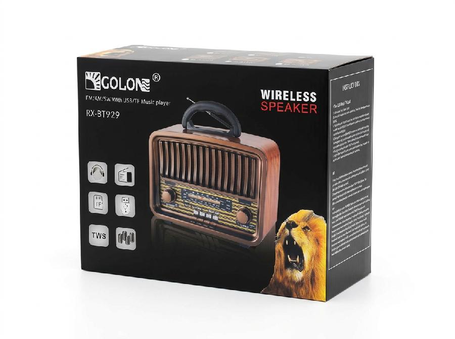 Radio Golon RX-BT929 Bluetooth – Emisoras y Música - Cesta Maestra - RAM TECHNOLOGY