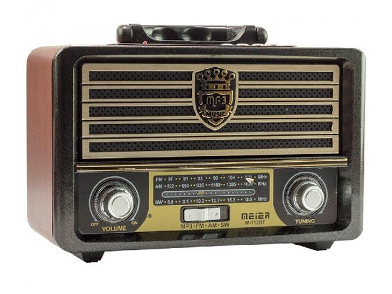 Radio Meier M-113BT Bluetooth – AM/FM Portátil - Cesta Maestra - RAM TECHNOLOGY