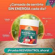 Resveratrol y Colágeno Hidrolizado Natura Trends (350g) | Anti - edad y Vitalidad - Cesta Maestra - UNMERCO