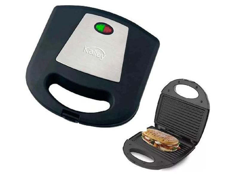 Sanduchera Kalley Panini Negra - Cesta Maestra - RAM TECHNOLOGY