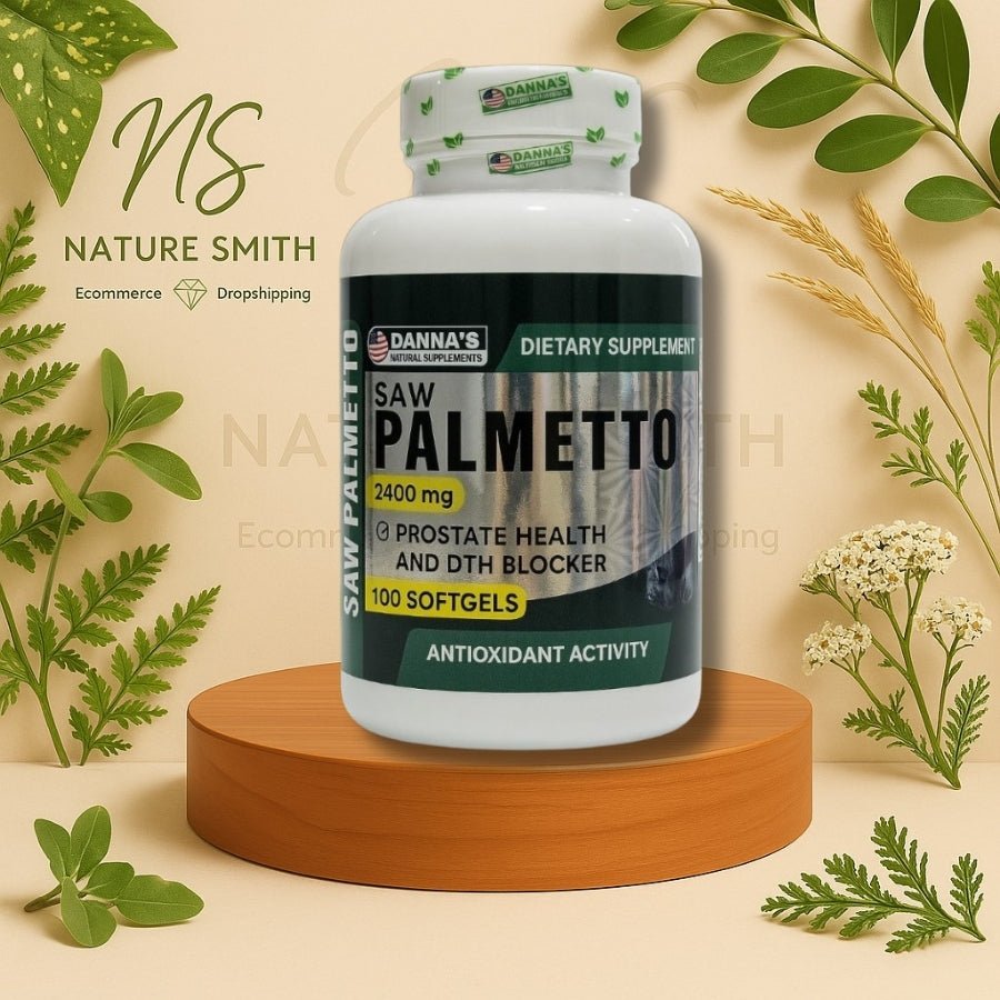 Saw Palmetto 2400mg – Próstata y Salud Hormonal Masculina - Cesta Maestra - NATURESMITH