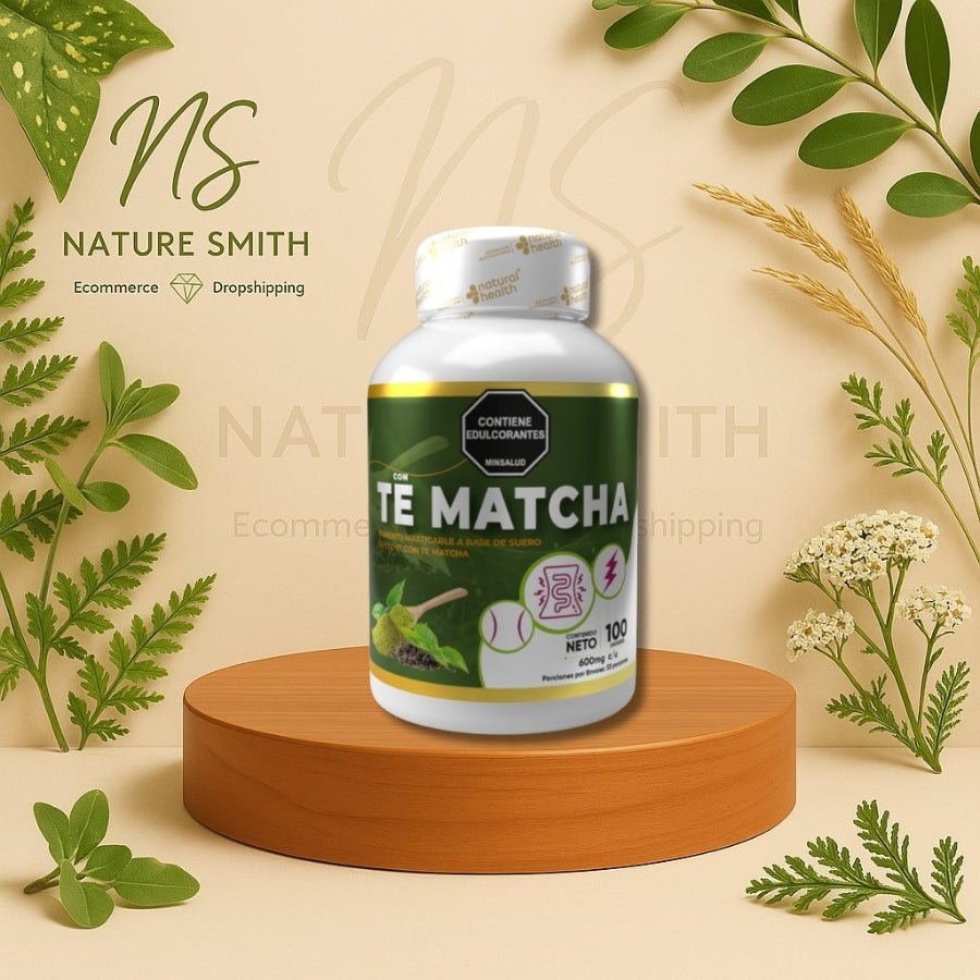 Té Matcha 600 mg – Energía Sostenida y Antioxidante Premium - Cesta Maestra - NATURESMITH