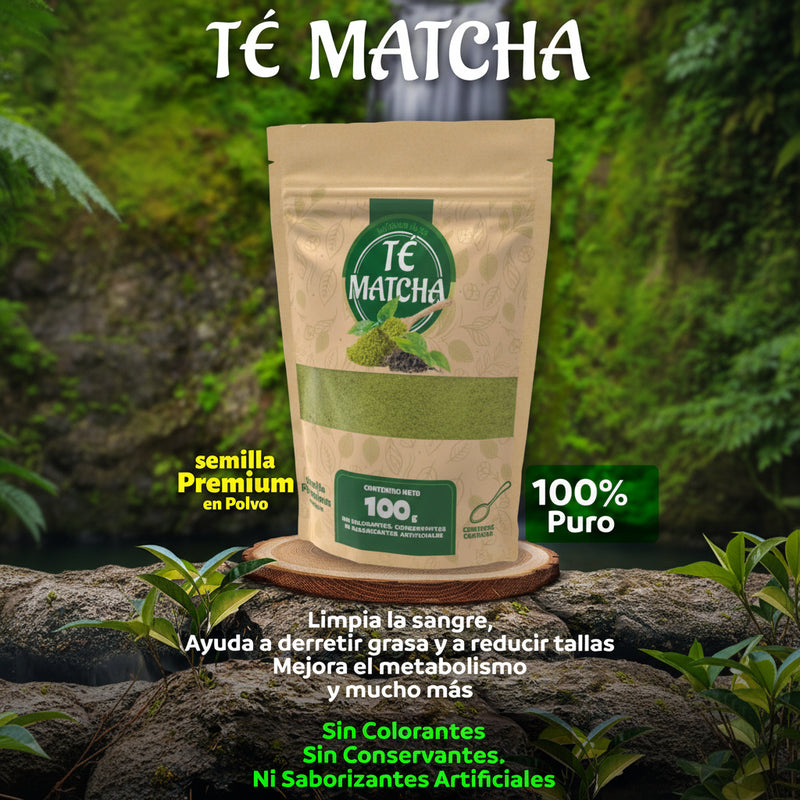 Té Matcha Premium 100 gr – Energía y Antioxidantes Naturales - Cesta Maestra - NATURESMITH