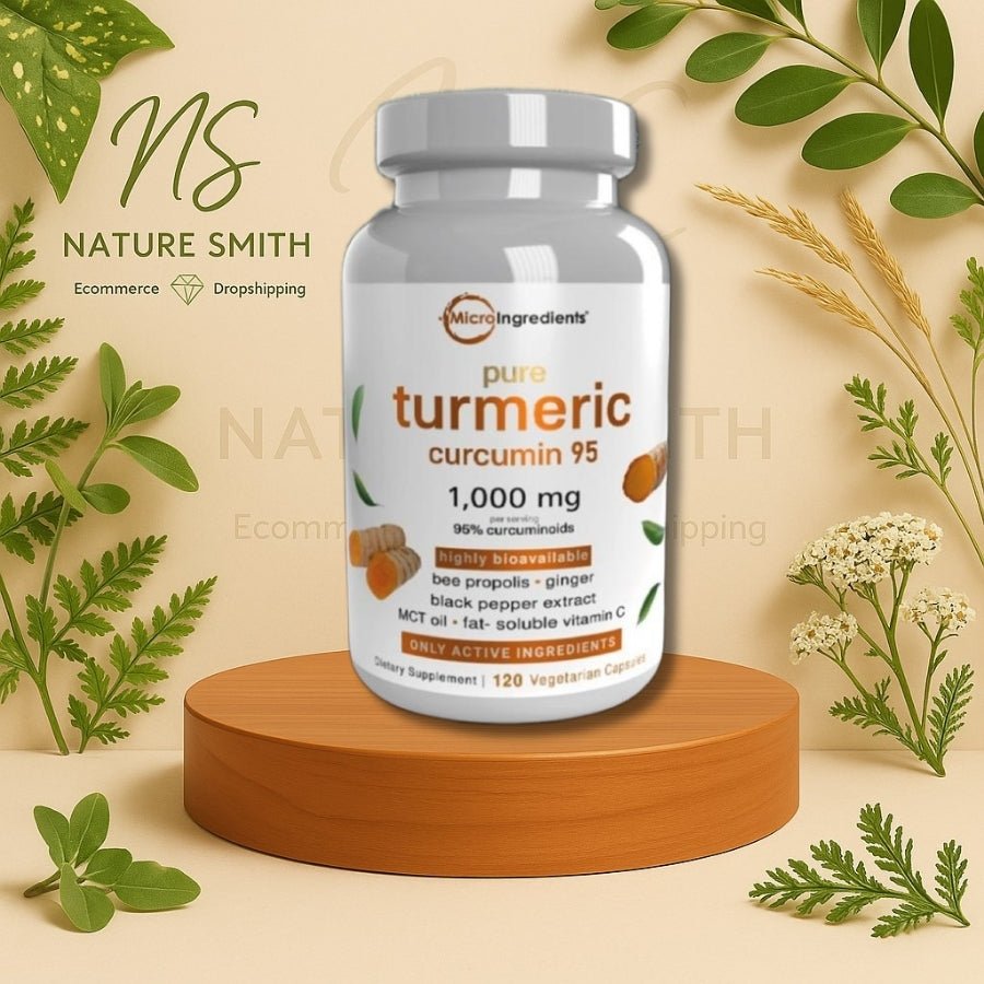 Turmeric Curcumin 95% – Antiinflamatorio Natural 120 Cápsulas - Cesta Maestra - NATURESMITH